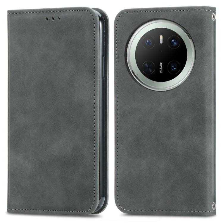 For Huawei Mate 70 Retro Skin Feel Magnetic Flip Leather Phone Case