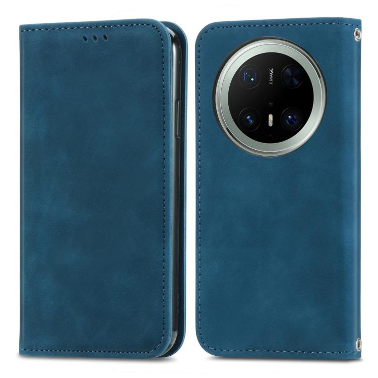 For Huawei Mate 70 Pro+ Retro Skin Feel Magnetic Flip Leather Phone Case