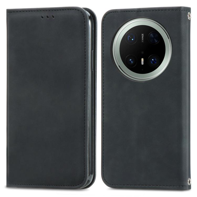 For Huawei Mate 70 Pro+ Retro Skin Feel Magnetic Flip Leather Phone Case