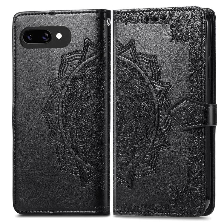 For Google Pixel 9a Mandala Flower Embossed Leather Phone Case