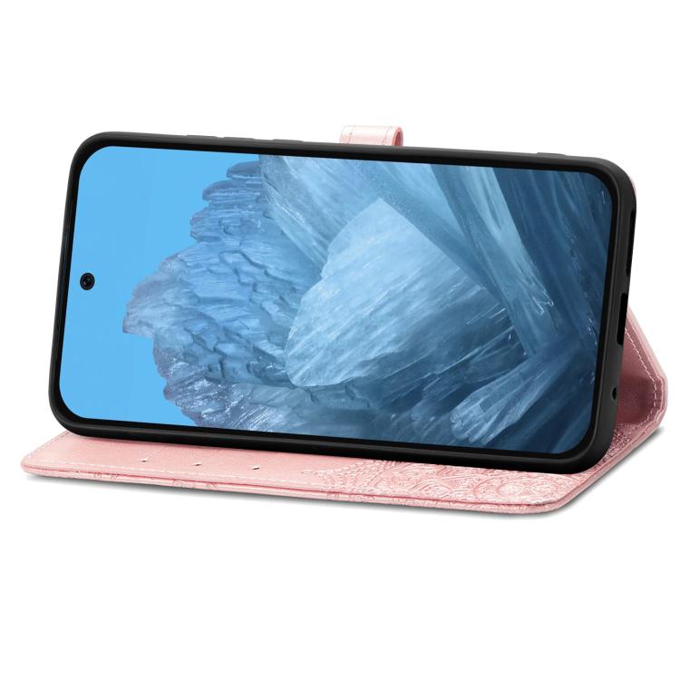 For Google Pixel 9 / 9 Pro Mandala Flower Embossed Leather Phone Case