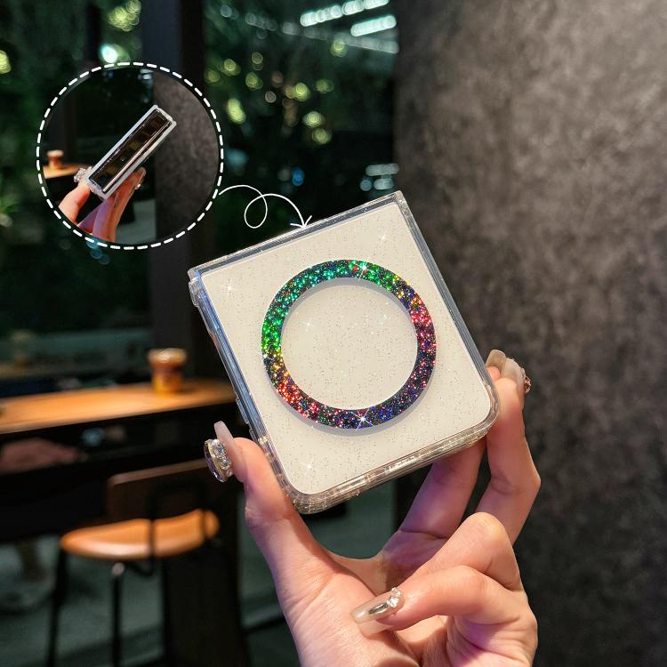For Samsung Galaxy Z Flip3 Glitter Powder MagSafe TPU Phone Case