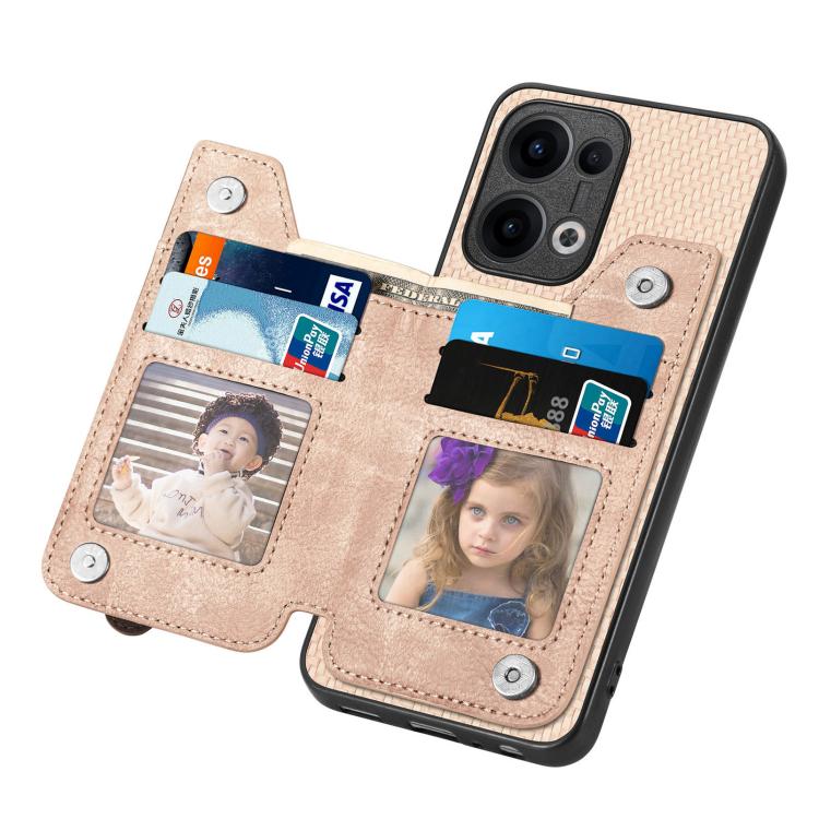 For OPPO Reno13 Carbon Fiber Horizontal Flip Zipper Wallet Phone Case
