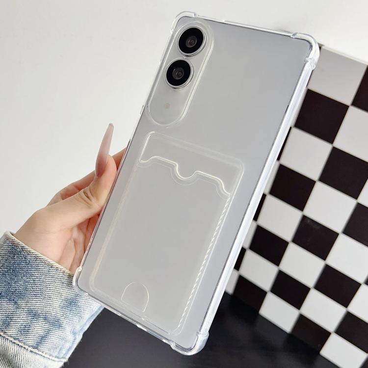 For Samsung Galaxy S25 Edge 5G Four-cornered Electroplated Card Bag TPU Phone Case