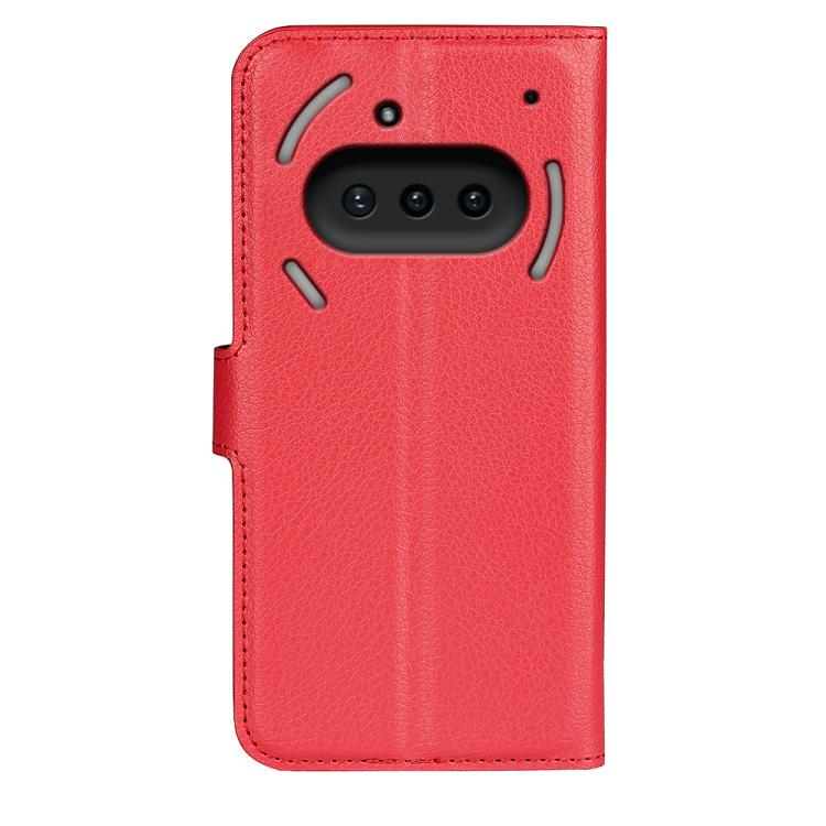 For Nothing Phone 3a Litchi Texture Horizontal Flip Leather Phone Case with Holder