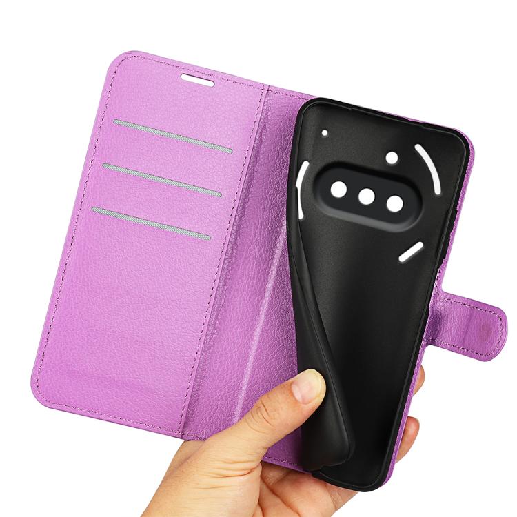 For Nothing Phone 3a Litchi Texture Horizontal Flip Leather Phone Case with Holder