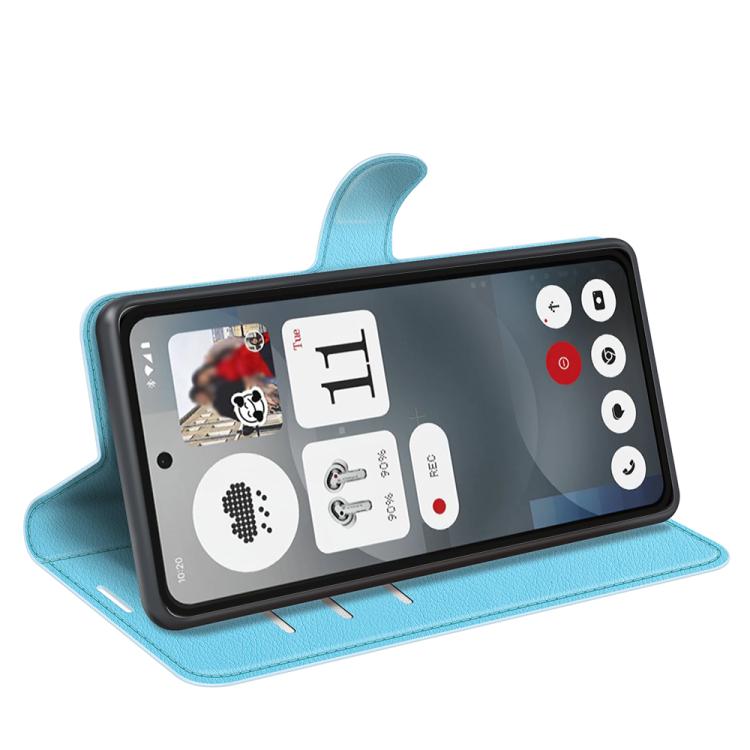 For Nothing Phone 3a Litchi Texture Horizontal Flip Leather Phone Case with Holder