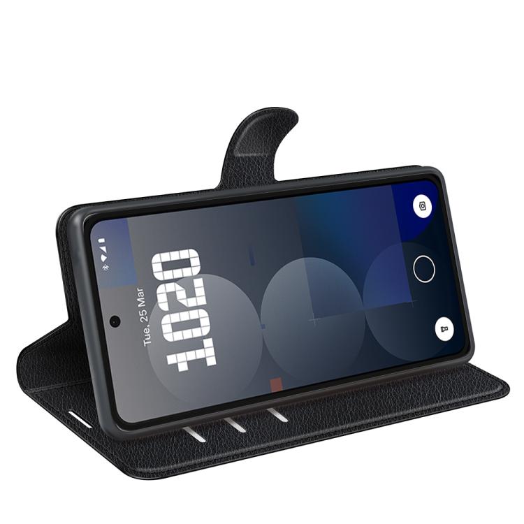 For Nothing Phone 3a Pro Litchi Texture Horizontal Flip Leather Phone Case with Holder
