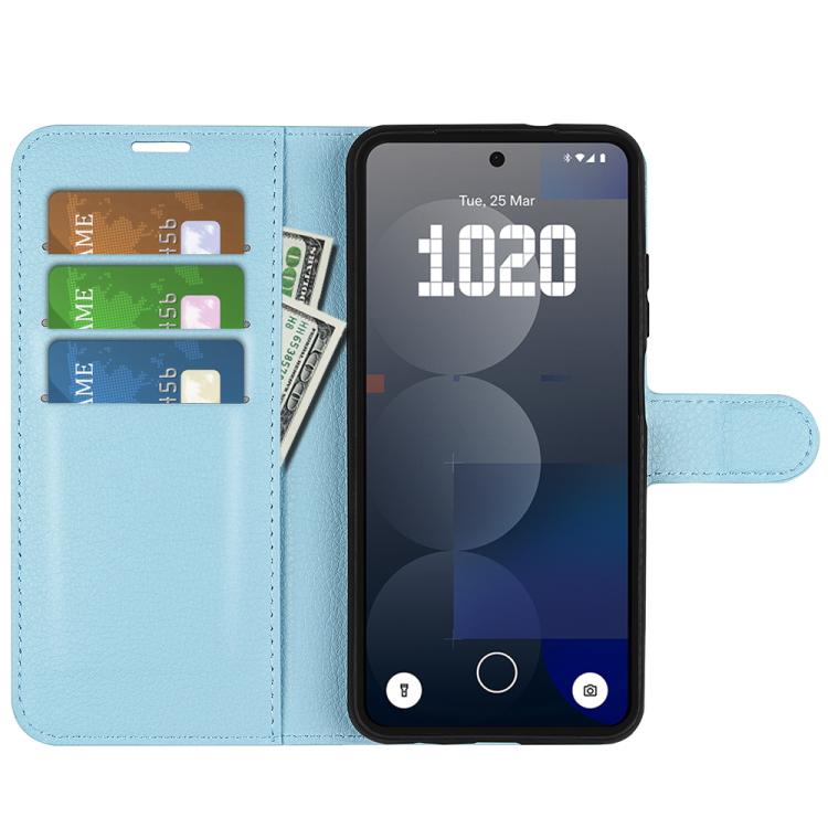 For Nothing Phone 3a Pro Litchi Texture Horizontal Flip Leather Phone Case with Holder