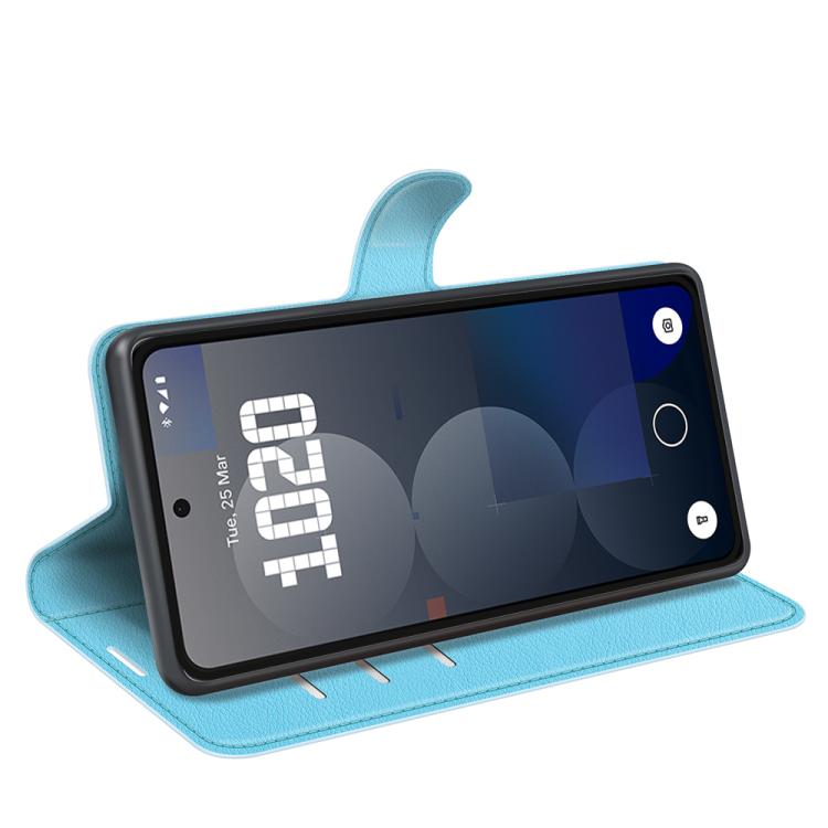For Nothing Phone 3a Pro Litchi Texture Horizontal Flip Leather Phone Case with Holder