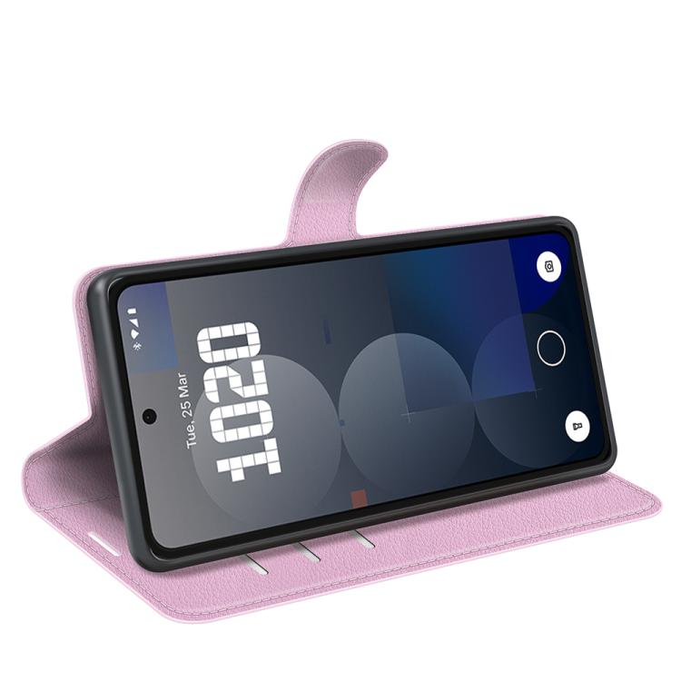 For Nothing Phone 3a Pro Litchi Texture Horizontal Flip Leather Phone Case with Holder