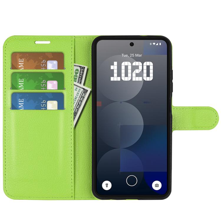 For Nothing Phone 3a Pro Litchi Texture Horizontal Flip Leather Phone Case with Holder
