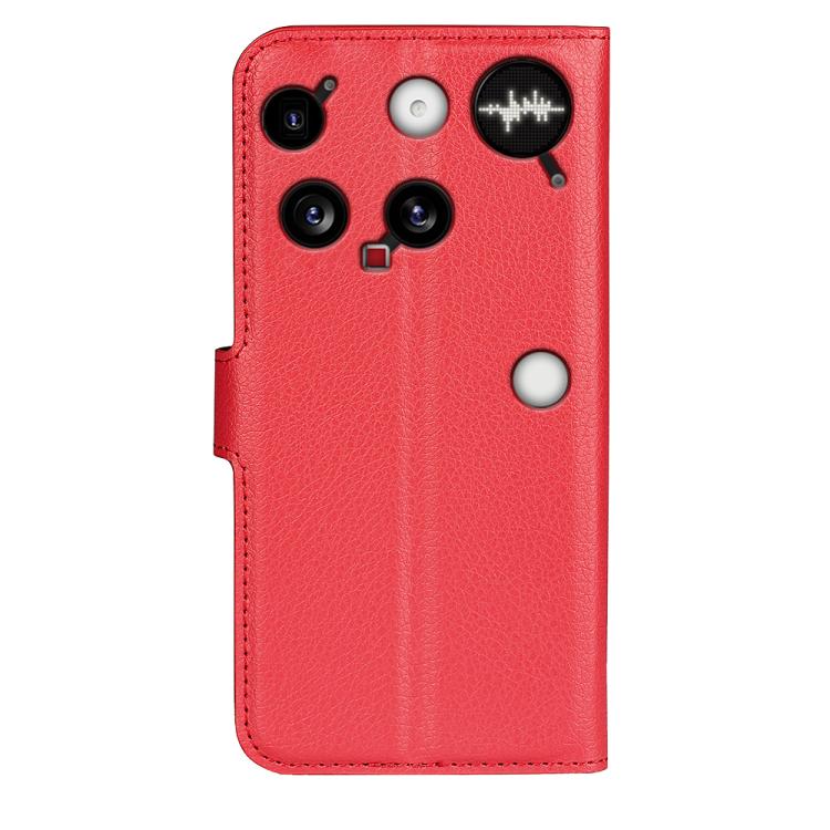 For Nothing Phone 3 5G Litchi Texture Horizontal Flip Leather Phone Case with Holder