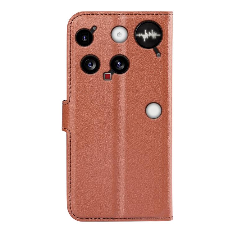 For Nothing Phone 3 5G Litchi Texture Horizontal Flip Leather Phone Case with Holder