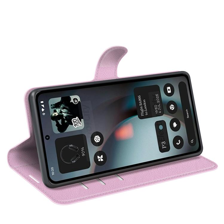 For Nothing Phone 3 5G Litchi Texture Horizontal Flip Leather Phone Case with Holder