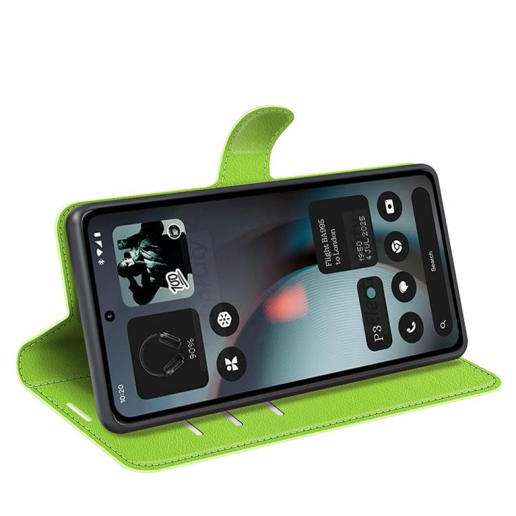 For Nothing Phone 3 5G Litchi Texture Horizontal Flip Leather Phone Case with Holder