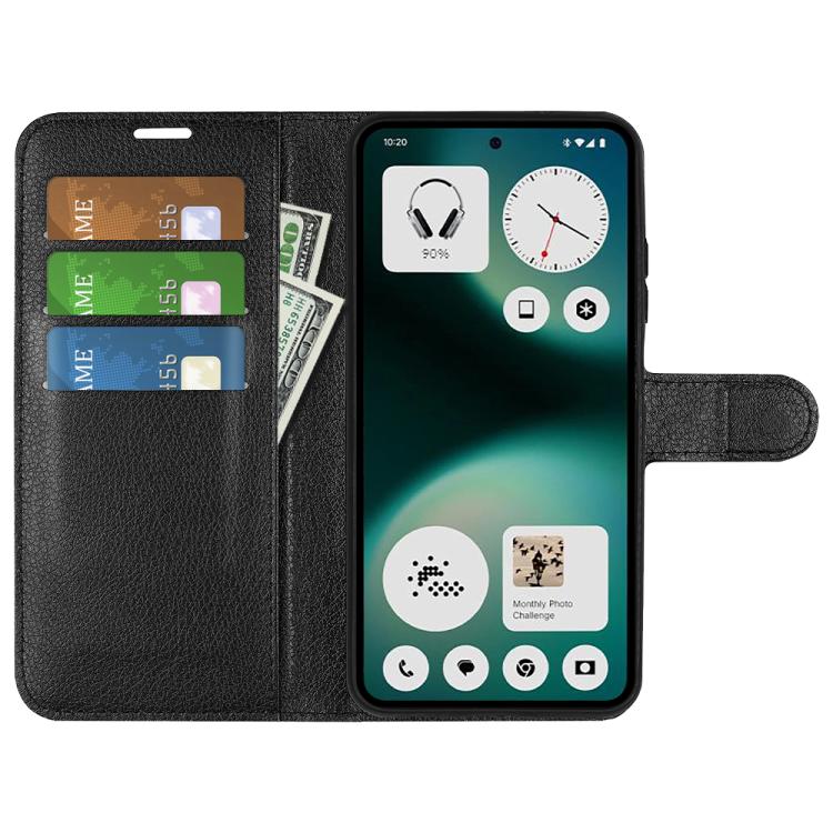 For Nothing Phone 3a Lite Litchi Texture Horizontal Flip Leather Phone Case with Holder