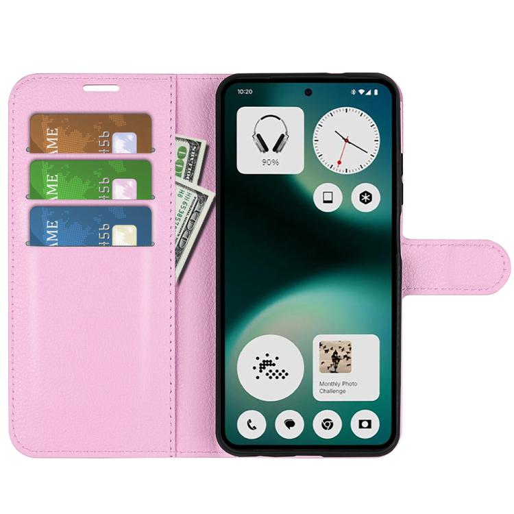 For Nothing Phone 3a Lite Litchi Texture Horizontal Flip Leather Phone Case with Holder