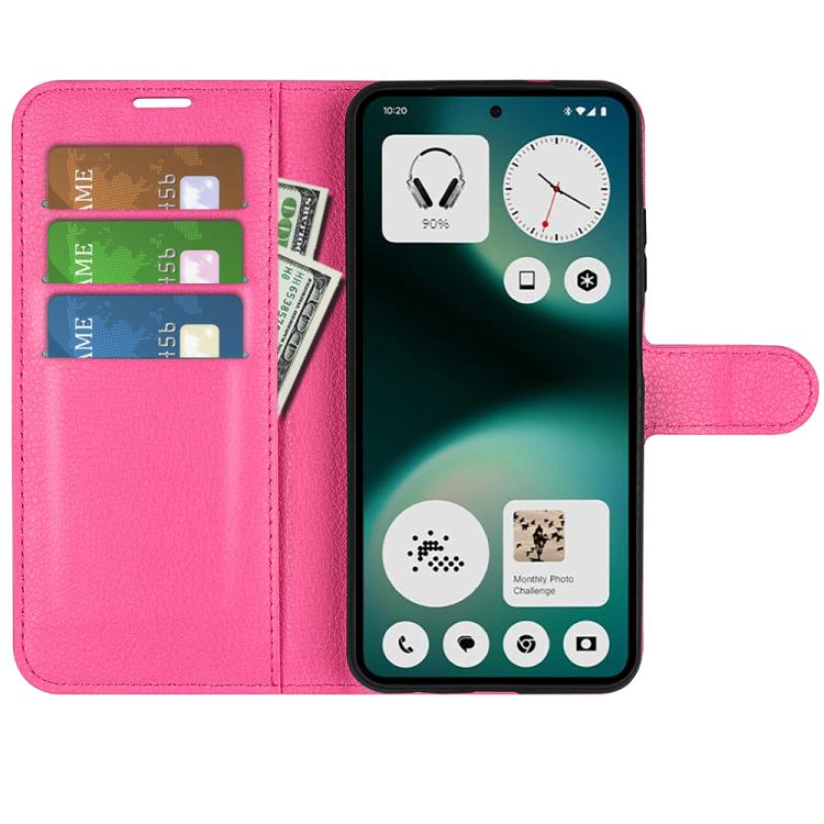 For Nothing Phone 3a Lite Litchi Texture Horizontal Flip Leather Phone Case with Holder