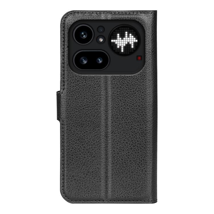 For Nothing Phone 4a Pro Litchi Texture Horizontal Flip Leather Phone Case with Holder