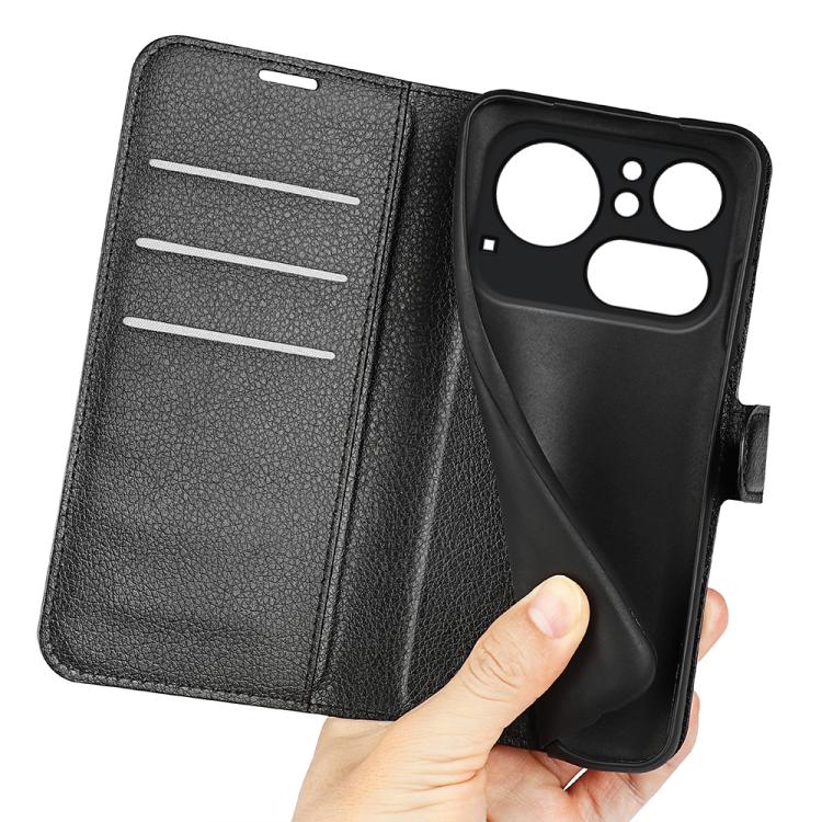 For Nothing Phone 4a Pro Litchi Texture Horizontal Flip Leather Phone Case with Holder