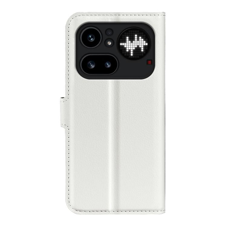 For Nothing Phone 4a Pro Litchi Texture Horizontal Flip Leather Phone Case with Holder