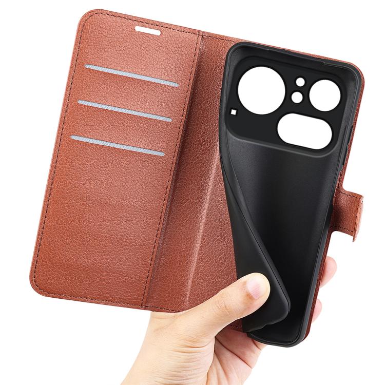 For Nothing Phone 4a Pro Litchi Texture Horizontal Flip Leather Phone Case with Holder