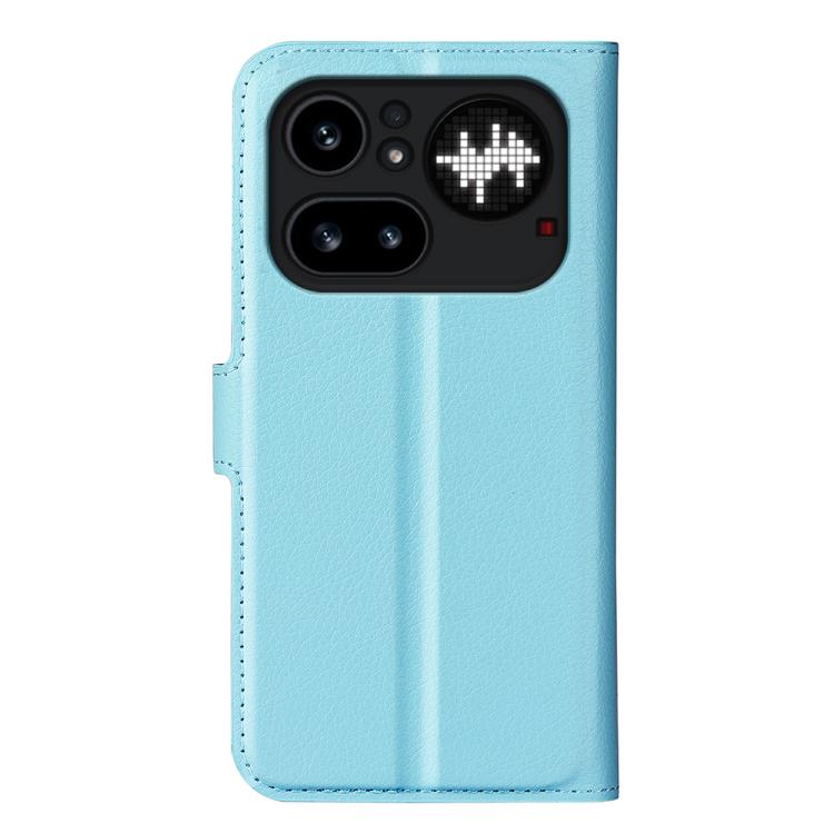 For Nothing Phone 4a Pro Litchi Texture Horizontal Flip Leather Phone Case with Holder