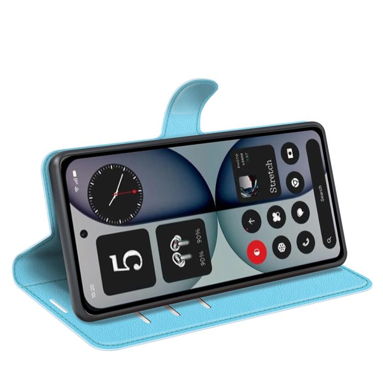 For Nothing Phone 4a Pro Litchi Texture Horizontal Flip Leather Phone Case with Holder