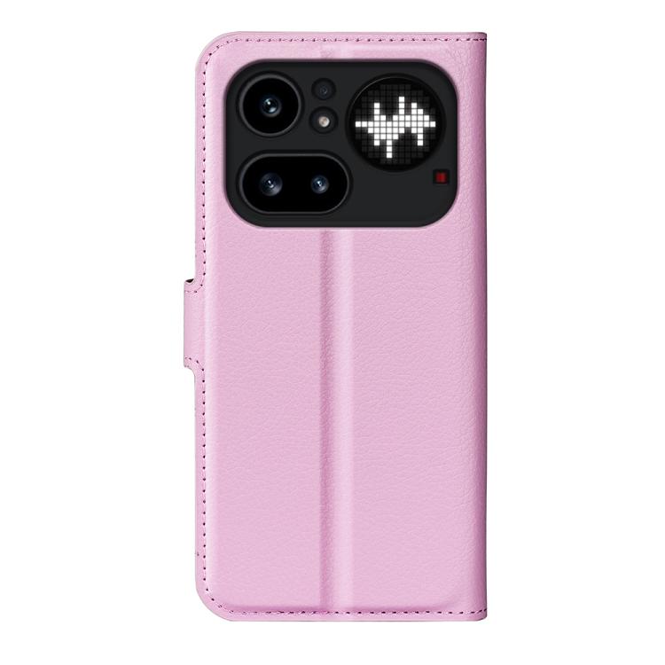 For Nothing Phone 4a Pro Litchi Texture Horizontal Flip Leather Phone Case with Holder