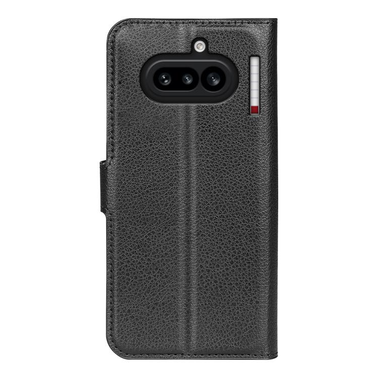 For Nothing Phone 4a Litchi Texture Horizontal Flip Leather Phone Case with Holder