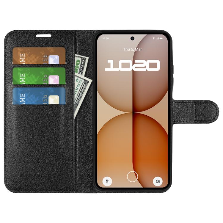 For Nothing Phone 4a Litchi Texture Horizontal Flip Leather Phone Case with Holder