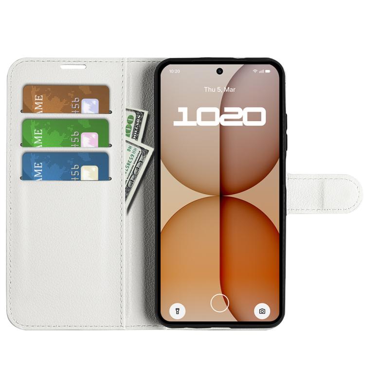 For Nothing Phone 4a Litchi Texture Horizontal Flip Leather Phone Case with Holder