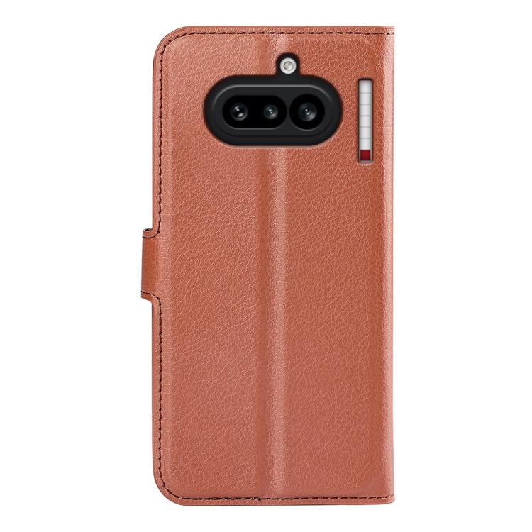 For Nothing Phone 4a Litchi Texture Horizontal Flip Leather Phone Case with Holder