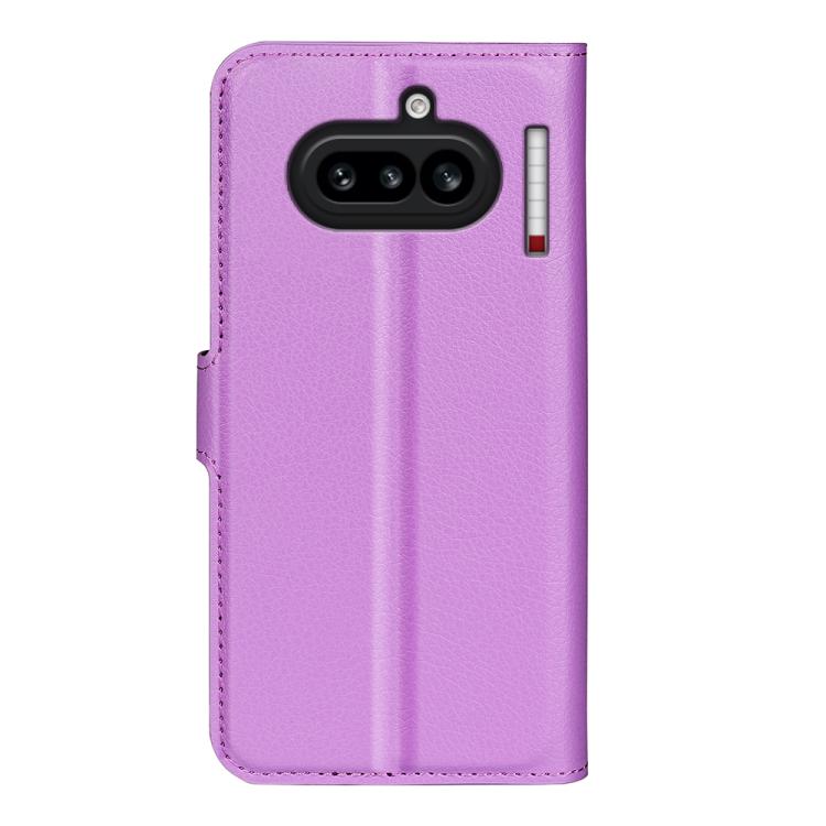 For Nothing Phone 4a Litchi Texture Horizontal Flip Leather Phone Case with Holder