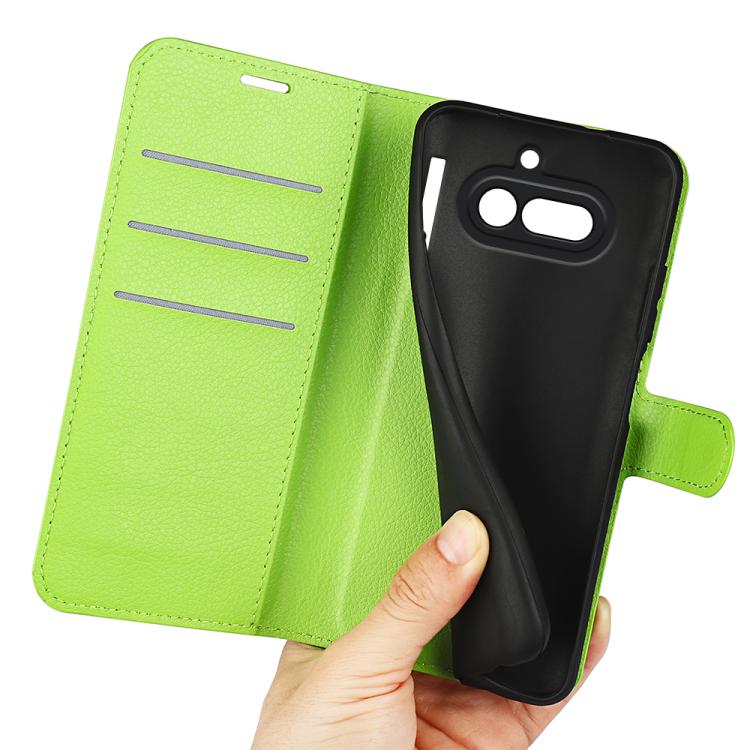 For Nothing Phone 4a Litchi Texture Horizontal Flip Leather Phone Case with Holder