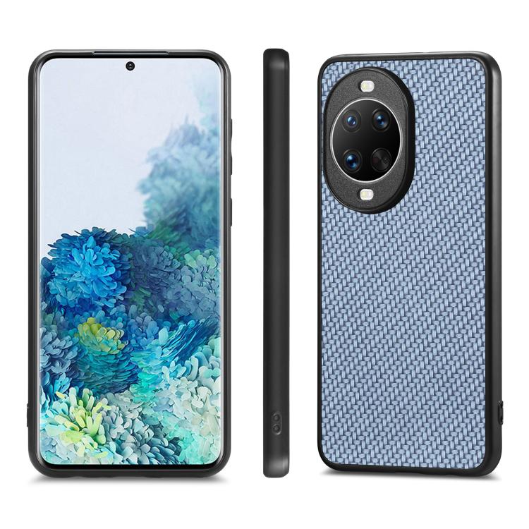 For Huawei nova 14 Carbon Fiber Texture Leather Back Cover Phone Case