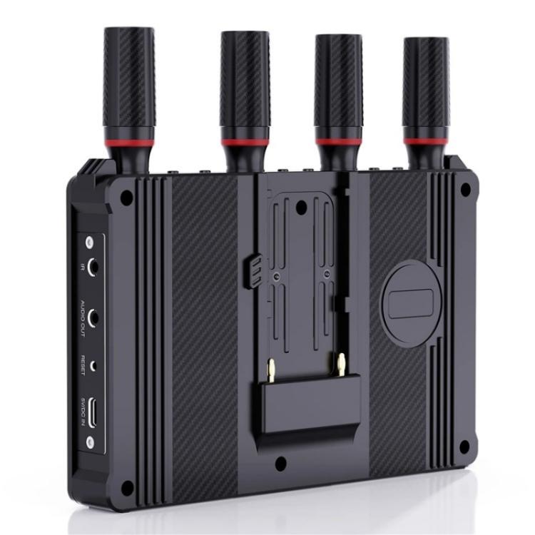 VRRIIS 083H 400M Range 7 Inch LCD Screen HDMI Extender Wireless HDMI Transmitter Receiver, Plug:US Plug