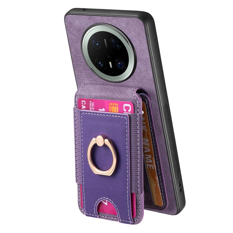 For Huawei Mate 70 Retro Splitable Magnetic Stand Card Bag Leather Phone Case