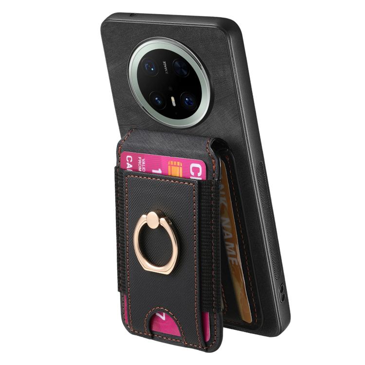 For Huawei Mate 70 Retro Splitable Magnetic Stand Card Bag Leather Phone Case