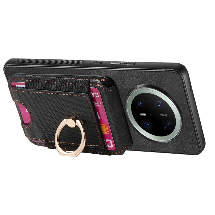 For Huawei Mate 70 Retro Splitable Magnetic Stand Card Bag Leather Phone Case