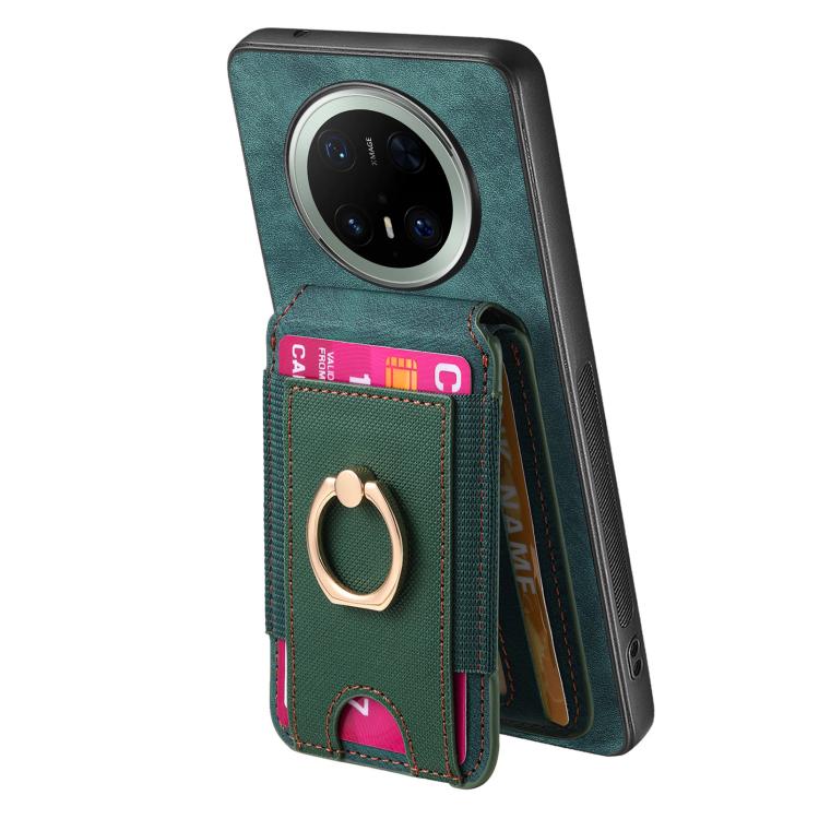For Huawei Mate 70 Retro Splitable Magnetic Stand Card Bag Leather Phone Case