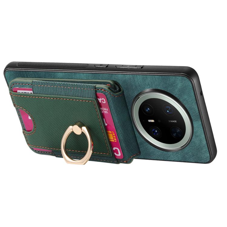 For Huawei Mate 70 Retro Splitable Magnetic Stand Card Bag Leather Phone Case