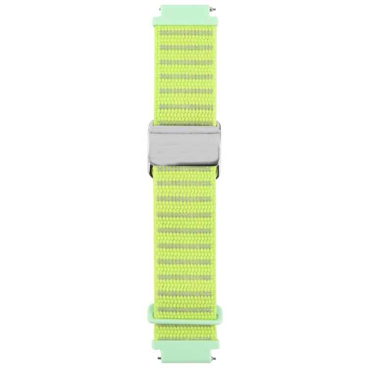 For Google Pixel Watch 4 / Watch 3 45mm Magnetic Buckle Reflective Nylon Watch Band