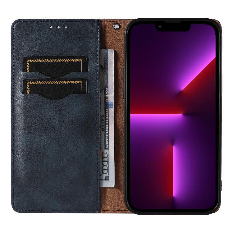 For iPhone 15 Pro Max Braided Embossed Strong Magnetic Leather Phone Case