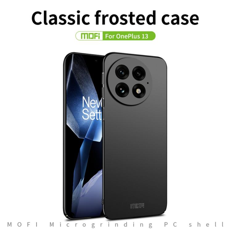 For OnePlus 13 MOFI Micro-Frosted PC Ultra-thin Hard Phone Case