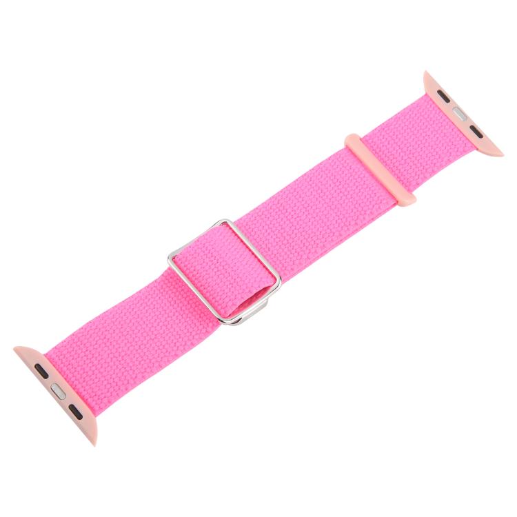 For Apple Watch 46mm / 49mm / 45mm / 44mm Magnetic Buckle Reflective Nylon Watch Band