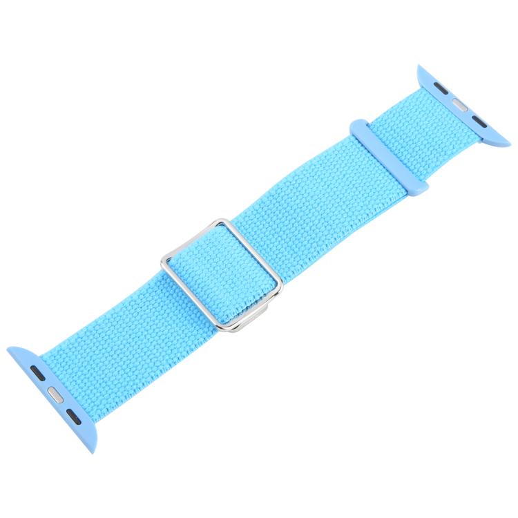 For Apple Watch 46mm / 49mm / 45mm / 44mm Magnetic Buckle Reflective Nylon Watch Band