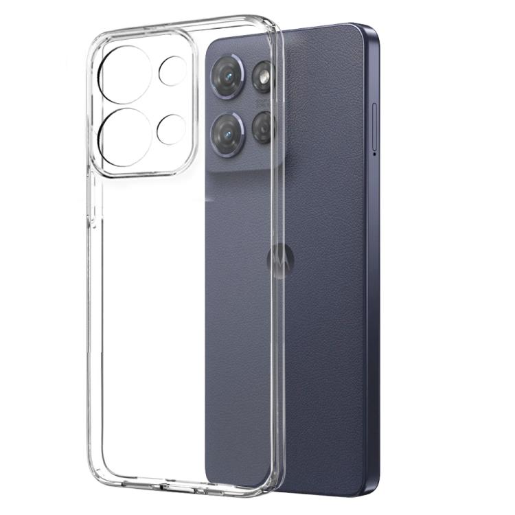 For Motorola Moto G Power 2025 5G NORTHJO 2 in 1 TPU Phone Case Screen Protector Tempered Glass Film - Clear