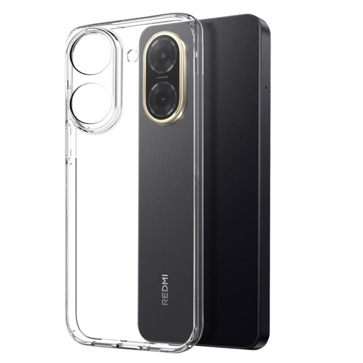 For Xiaomi Redmi A5 4G 171.7mm NORTHJO 2 in 1 TPU Phone Case Screen Protector Tempered Glass Film - Clear